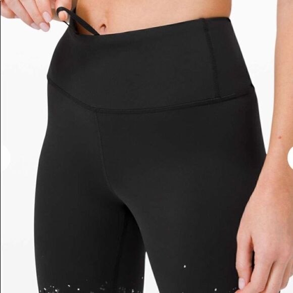 LULULEMON LEGGINGS SPEED WUNDER MR CROP 23” black - Picture 7 of 8